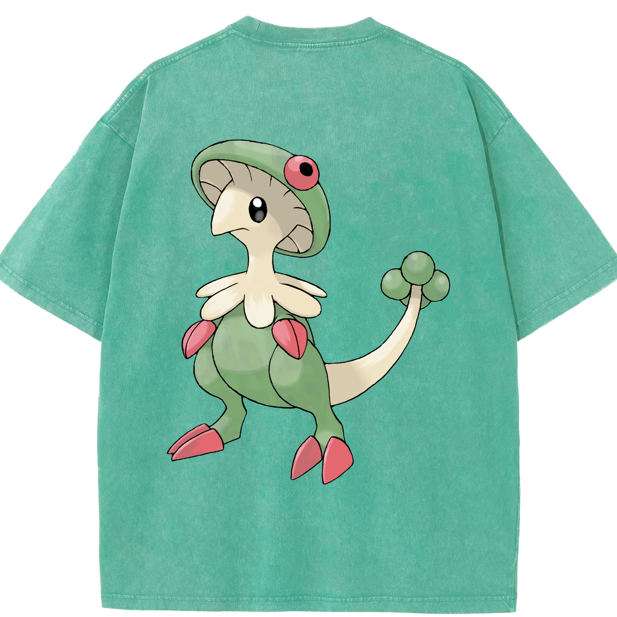 （画像用） ポケットモンスター Pokémon 綿100% ヴィンテージ風 半袖Tシャツ（背面プリント）